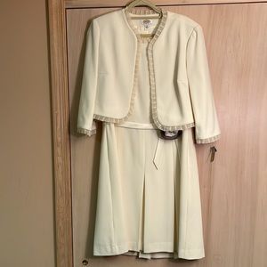 Talbots Ivory Dress with Jacket